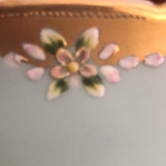 2 Vintage Hand-Painted Trinket Trays - Picture 5 of 5